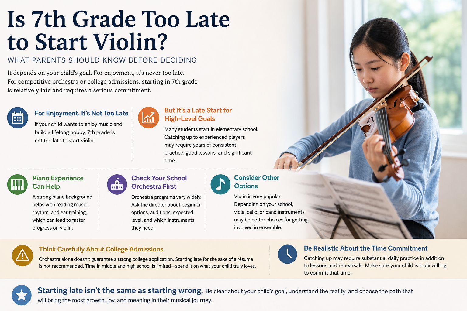 Starting Violin in 7th Grade: What to Expect and How to Succeed