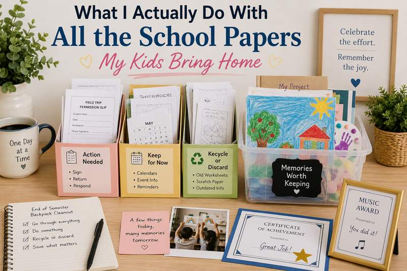 How to Organize Kids’ School Papers: A Simple Guide